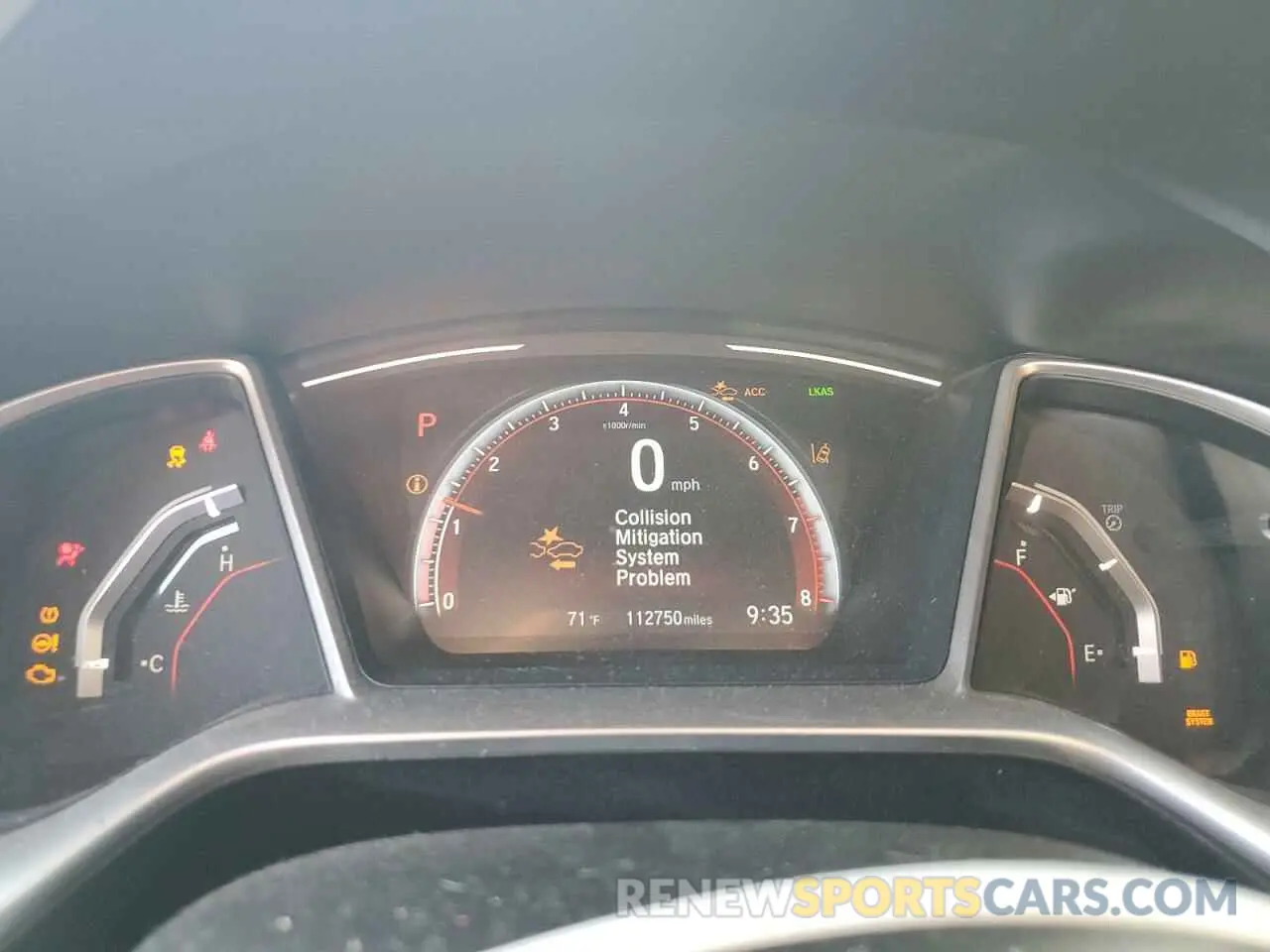 9 Photograph of a damaged car 2HGFC2F85KH502724 HONDA CIVIC 2019