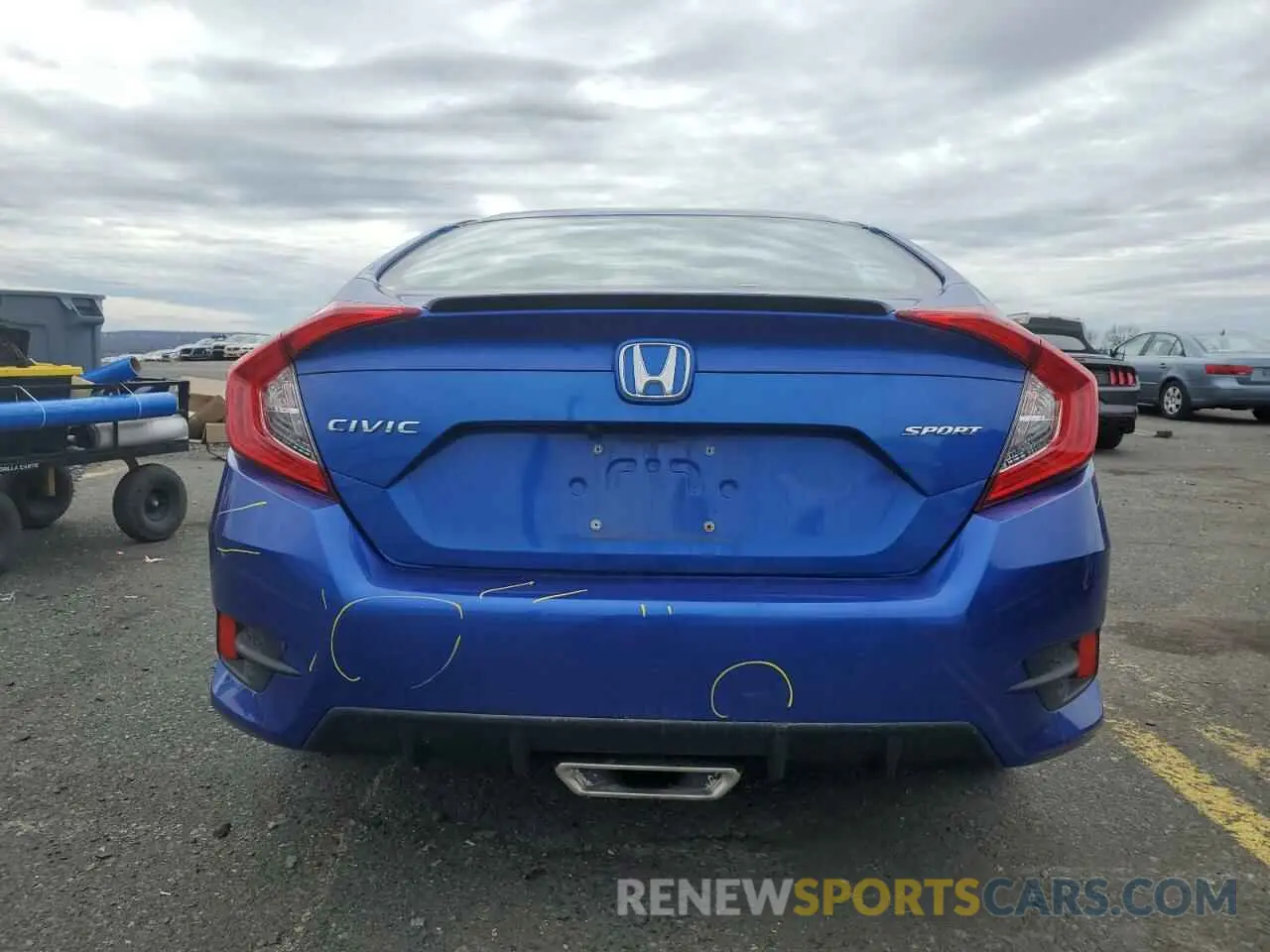 6 Photograph of a damaged car 2HGFC2F85KH507678 HONDA CIVIC 2019