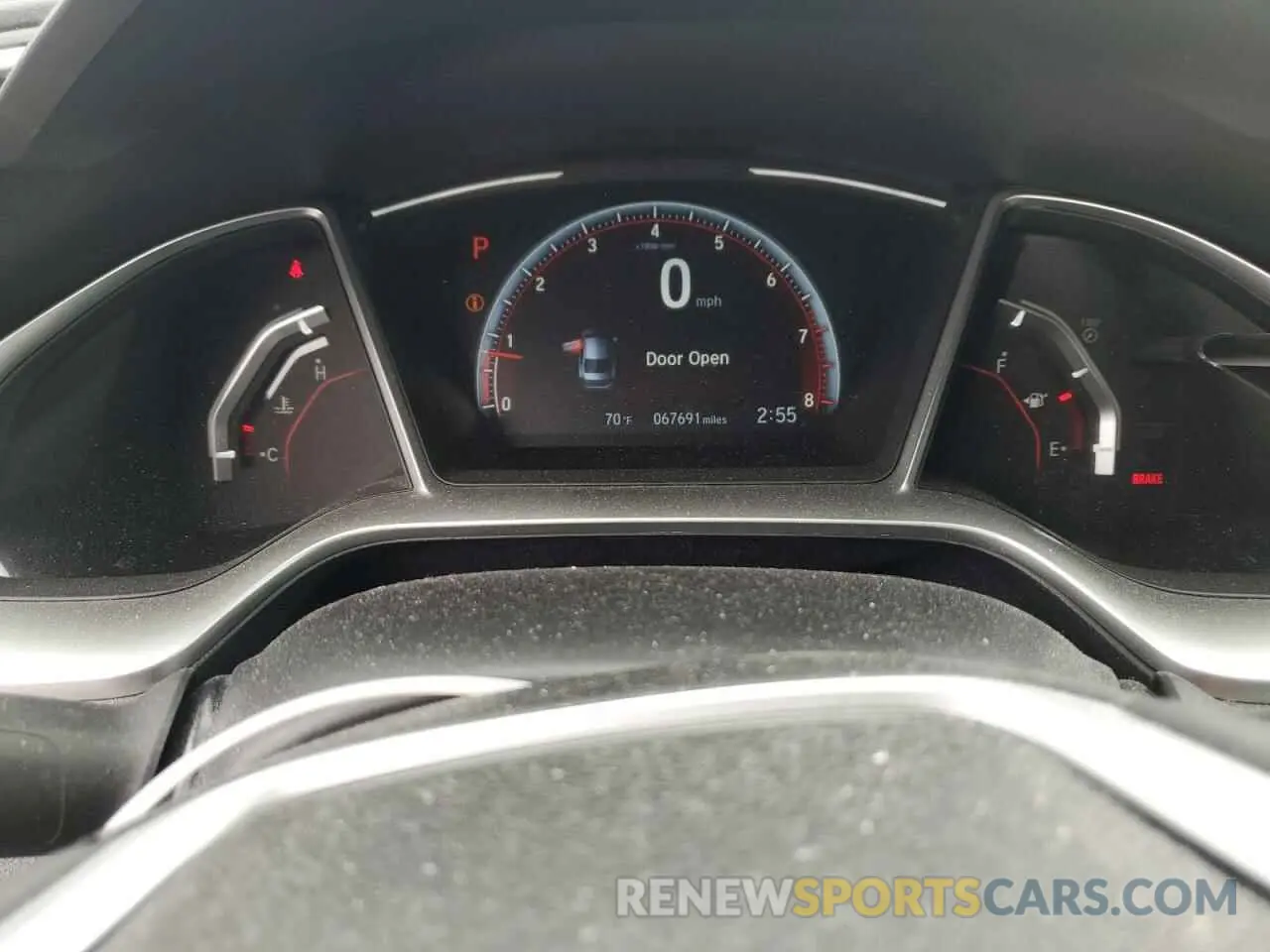 9 Photograph of a damaged car 2HGFC2F85KH507678 HONDA CIVIC 2019
