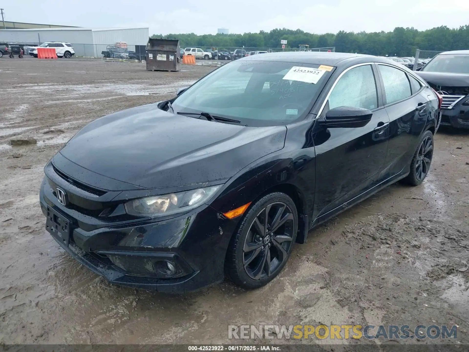 2 Photograph of a damaged car 2HGFC2F85KH514081 HONDA CIVIC 2019