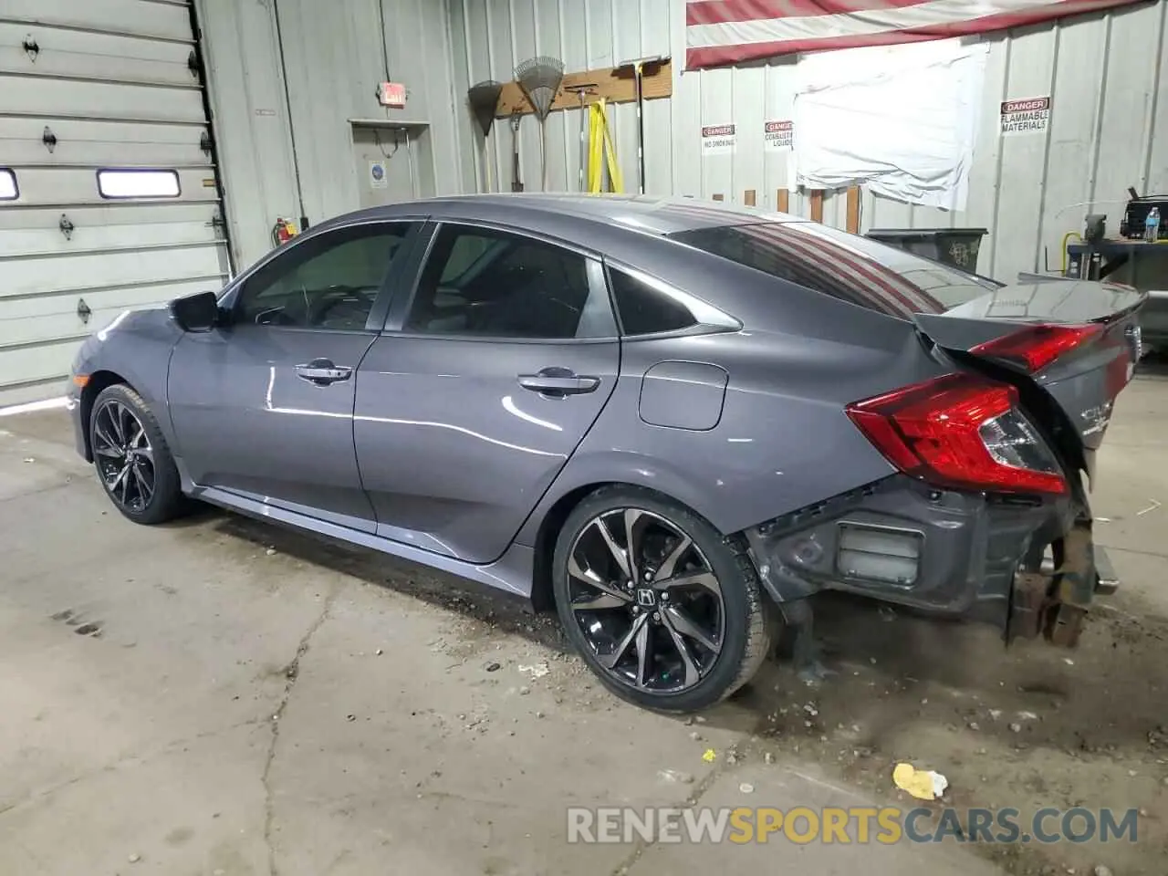 2 Photograph of a damaged car 2HGFC2F85KH524755 HONDA CIVIC 2019