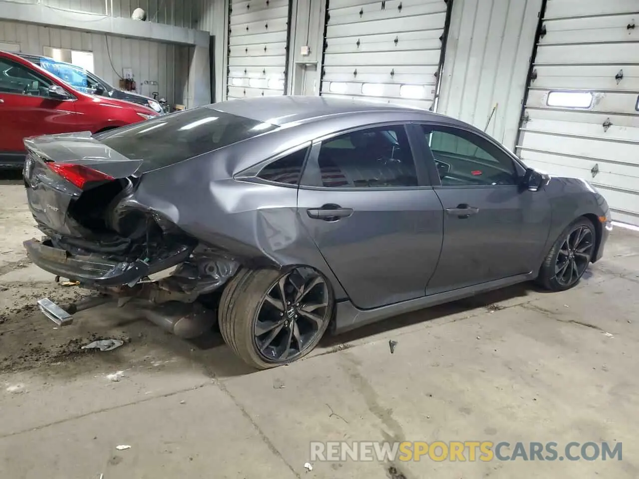 3 Photograph of a damaged car 2HGFC2F85KH524755 HONDA CIVIC 2019