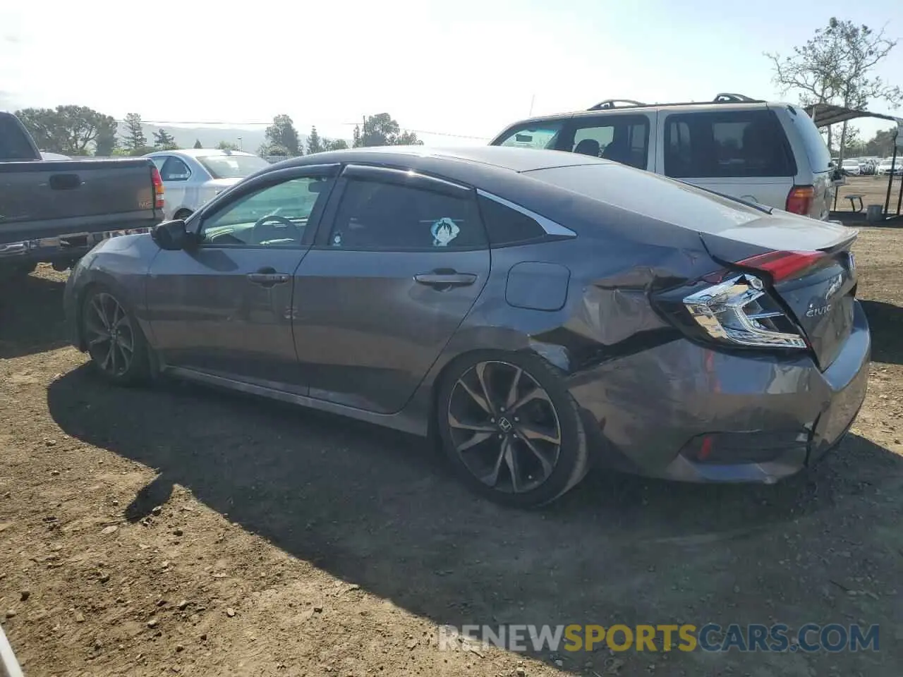 2 Photograph of a damaged car 2HGFC2F85KH528160 HONDA CIVIC 2019