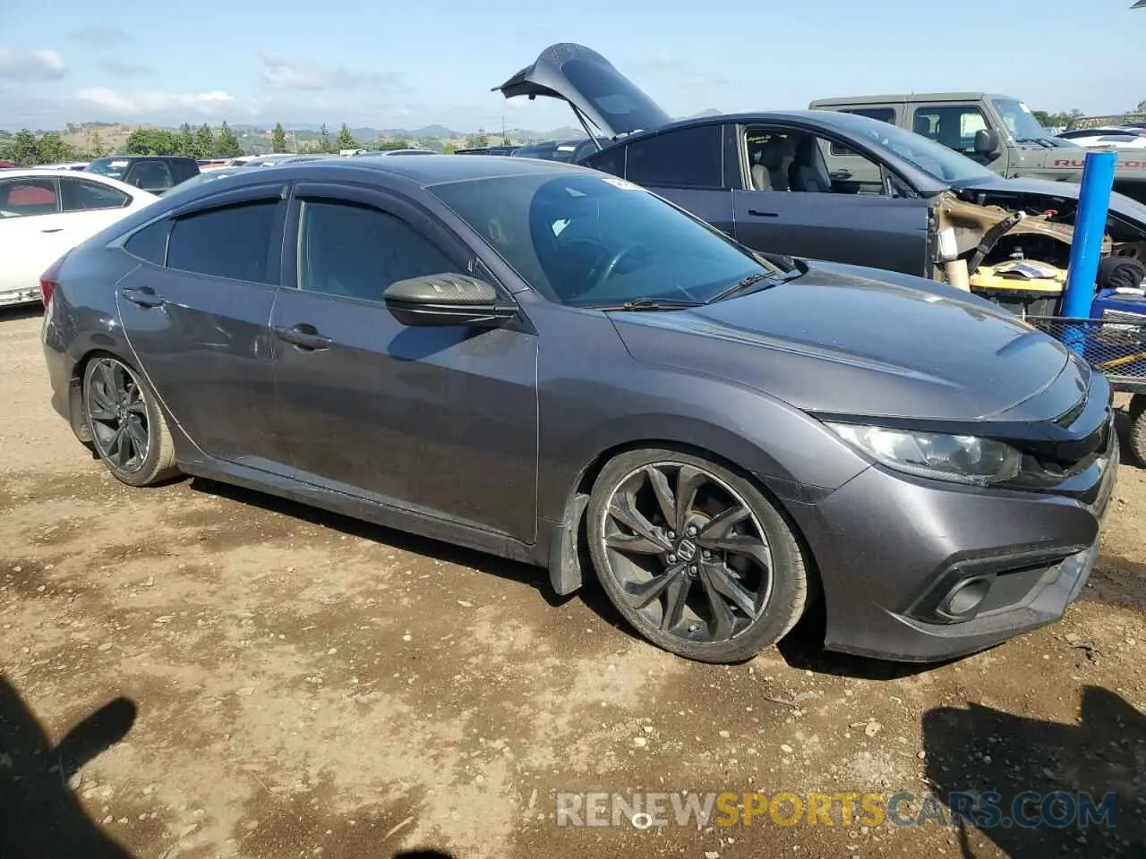 4 Photograph of a damaged car 2HGFC2F85KH528160 HONDA CIVIC 2019