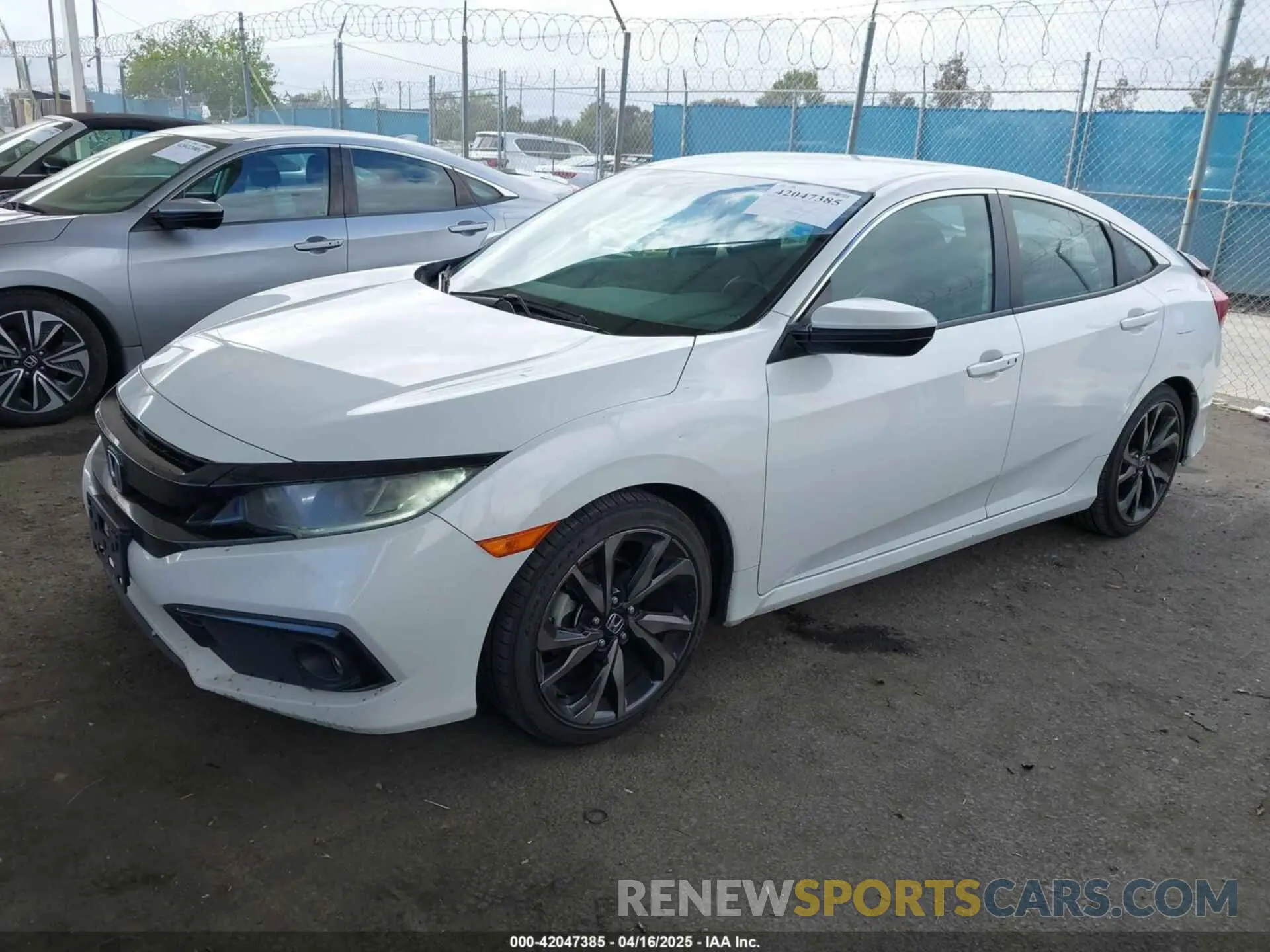 2 Photograph of a damaged car 2HGFC2F85KH539451 HONDA CIVIC 2019