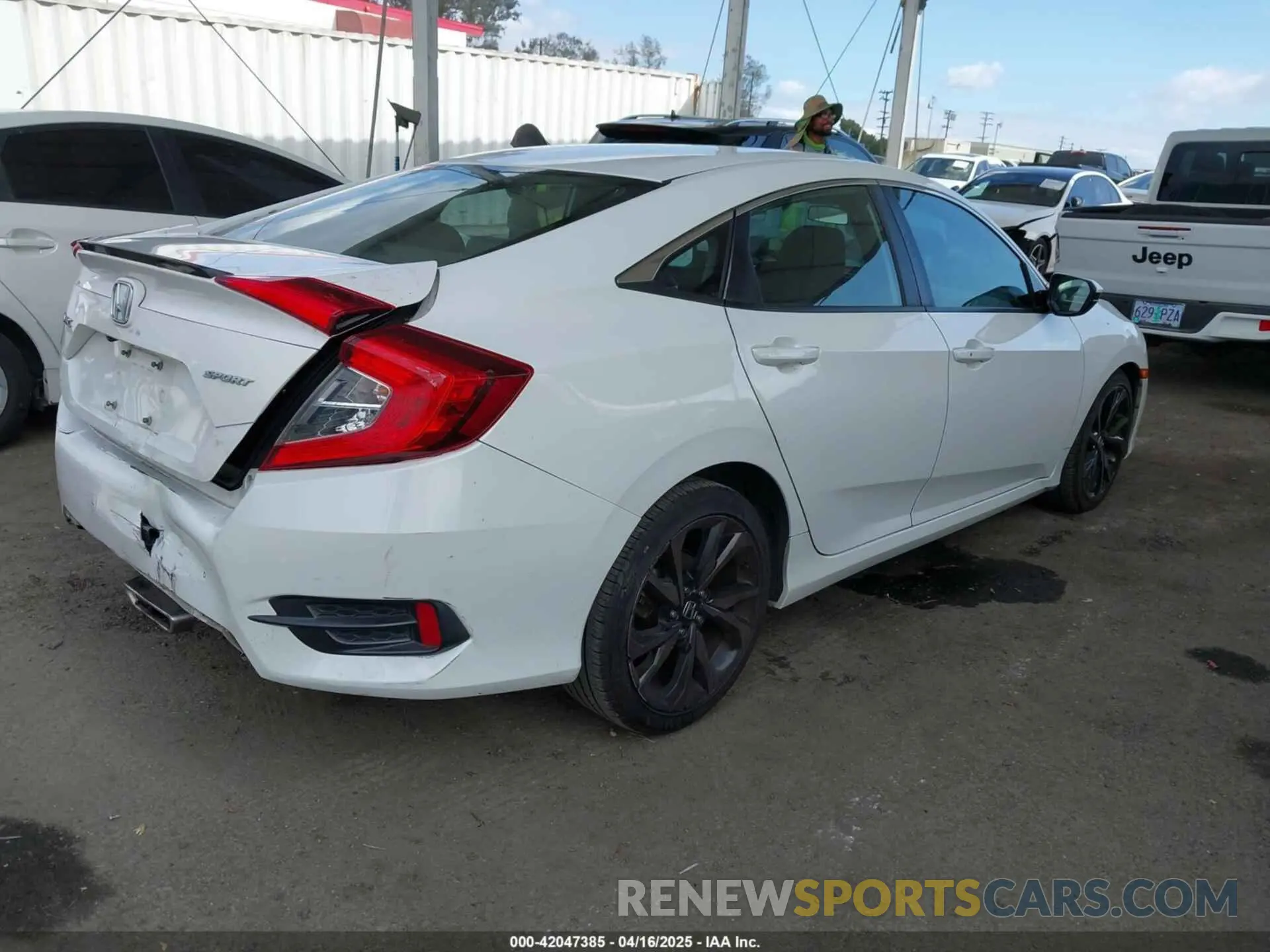 4 Photograph of a damaged car 2HGFC2F85KH539451 HONDA CIVIC 2019