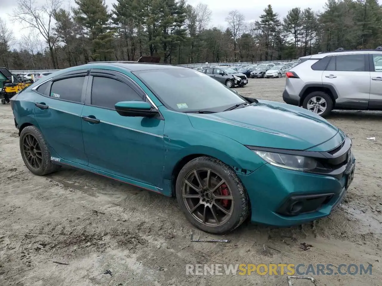 4 Photograph of a damaged car 2HGFC2F85KH539837 HONDA CIVIC 2019