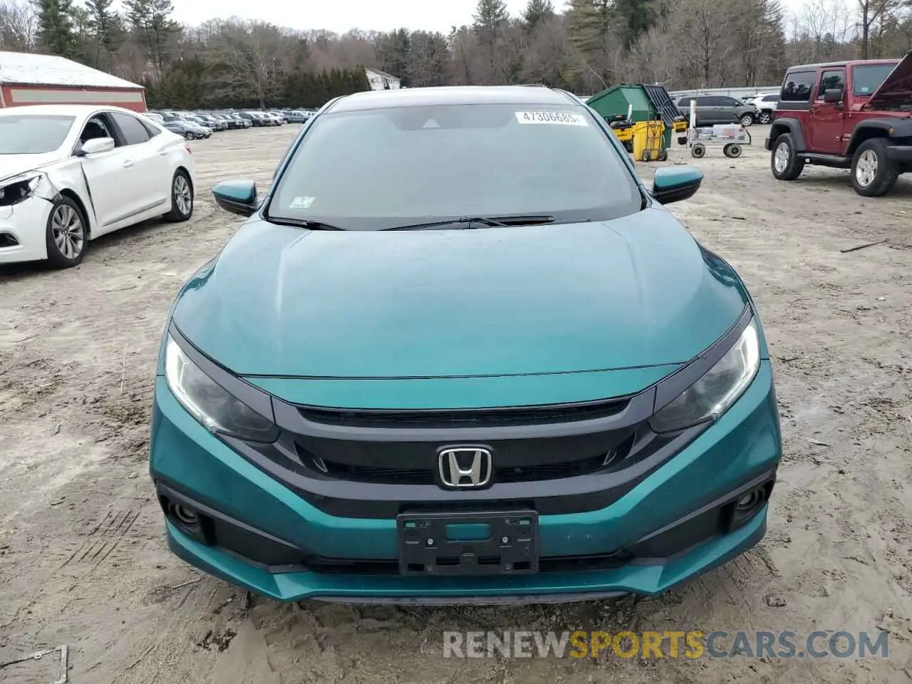 5 Photograph of a damaged car 2HGFC2F85KH539837 HONDA CIVIC 2019