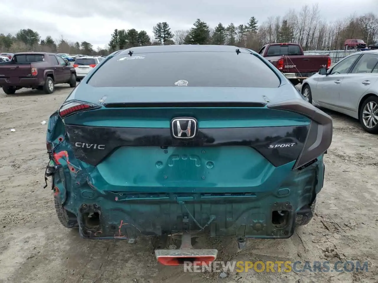 6 Photograph of a damaged car 2HGFC2F85KH539837 HONDA CIVIC 2019