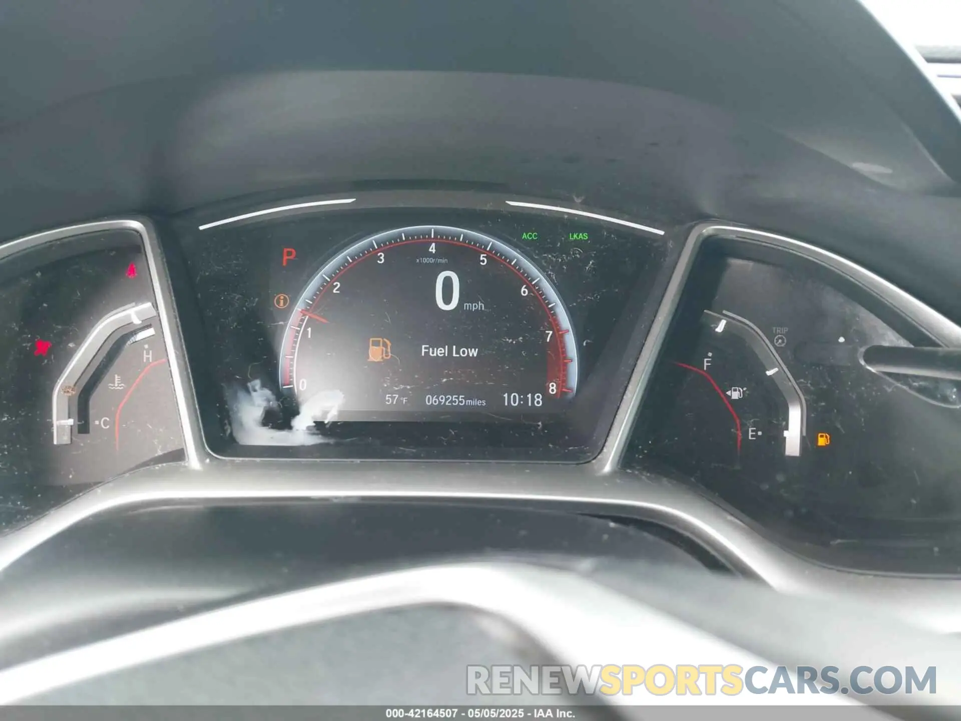 7 Photograph of a damaged car 2HGFC2F85KH547226 HONDA CIVIC 2019