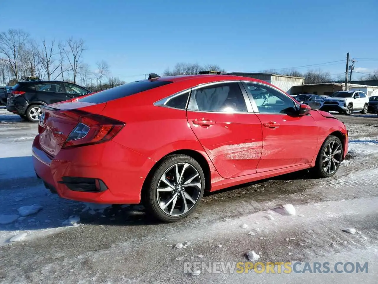 3 Photograph of a damaged car 2HGFC2F85KH550921 HONDA CIVIC 2019