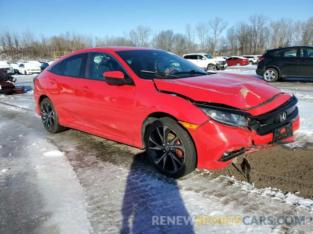 4 Photograph of a damaged car 2HGFC2F85KH550921 HONDA CIVIC 2019