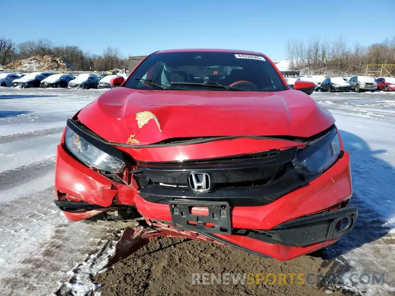 5 Photograph of a damaged car 2HGFC2F85KH550921 HONDA CIVIC 2019
