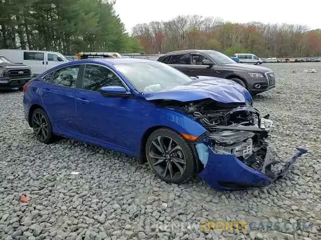 13 Photograph of a damaged car 2HGFC2F85KH553124 HONDA CIVIC 2019