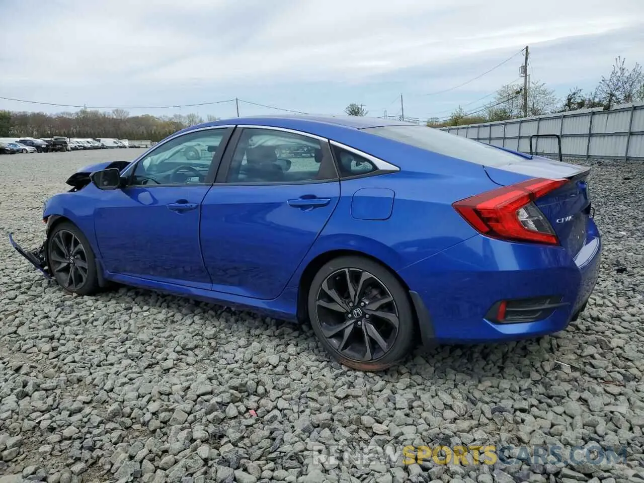 2 Photograph of a damaged car 2HGFC2F85KH553124 HONDA CIVIC 2019