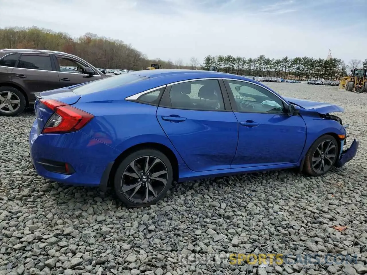 3 Photograph of a damaged car 2HGFC2F85KH553124 HONDA CIVIC 2019