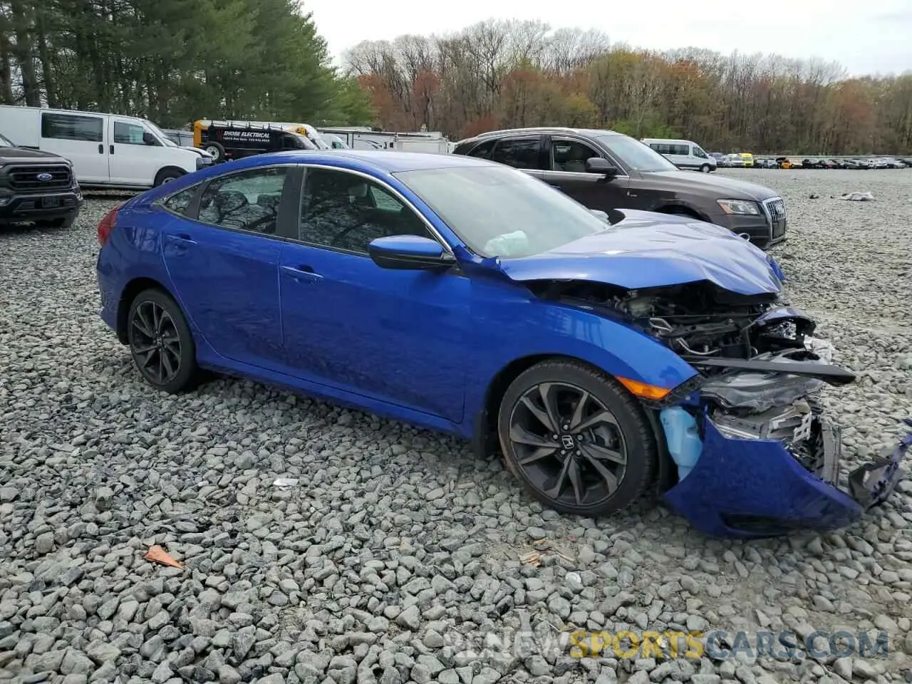 4 Photograph of a damaged car 2HGFC2F85KH553124 HONDA CIVIC 2019