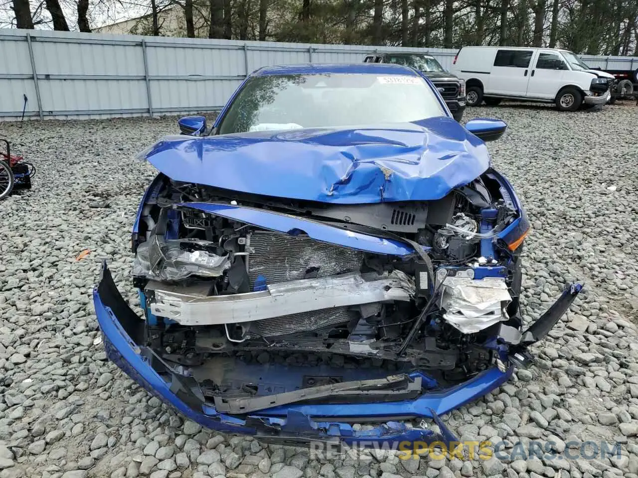 5 Photograph of a damaged car 2HGFC2F85KH553124 HONDA CIVIC 2019