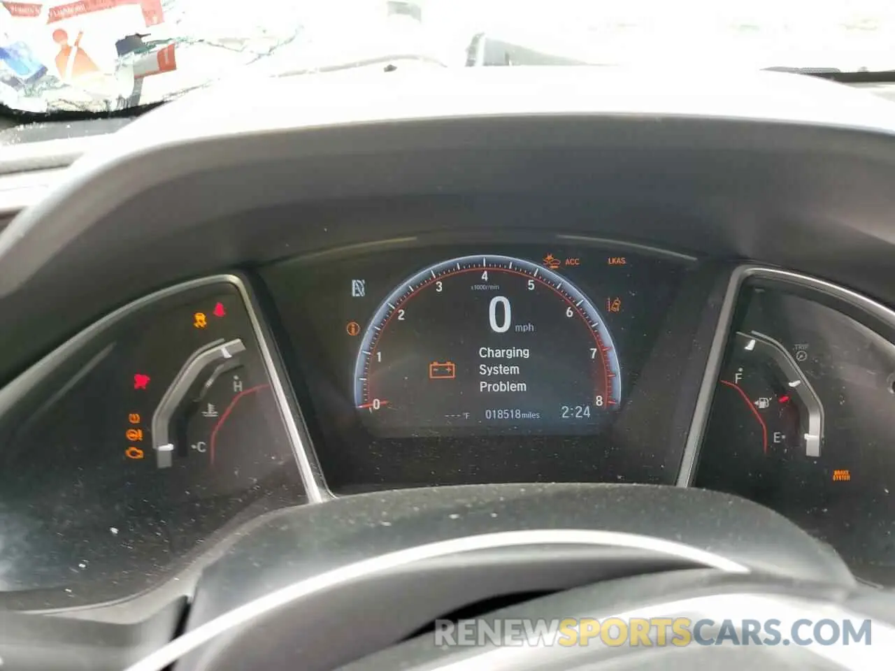 9 Photograph of a damaged car 2HGFC2F85KH553124 HONDA CIVIC 2019