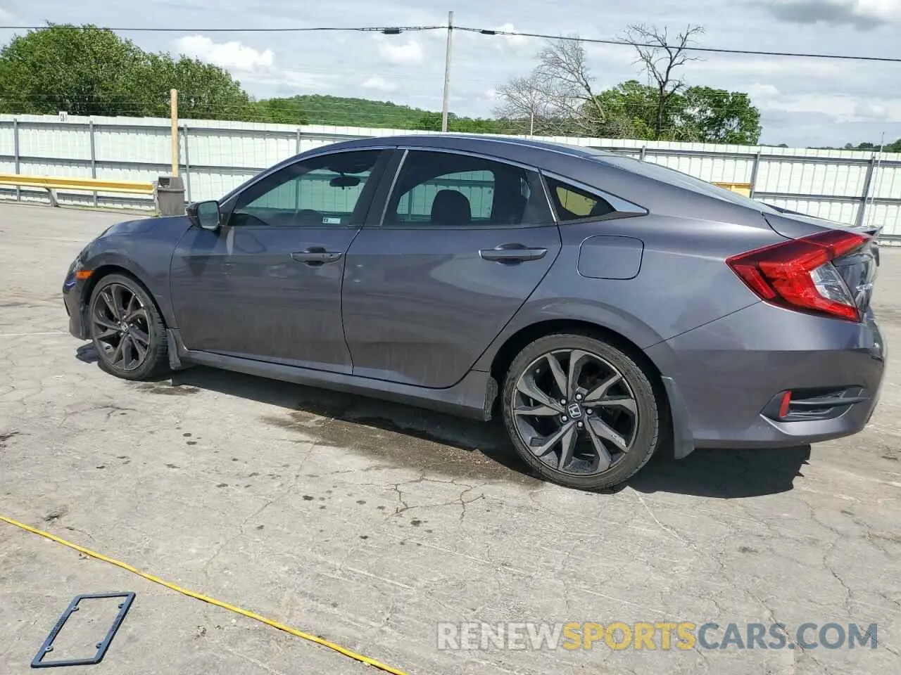 2 Photograph of a damaged car 2HGFC2F85KH560509 HONDA CIVIC 2019