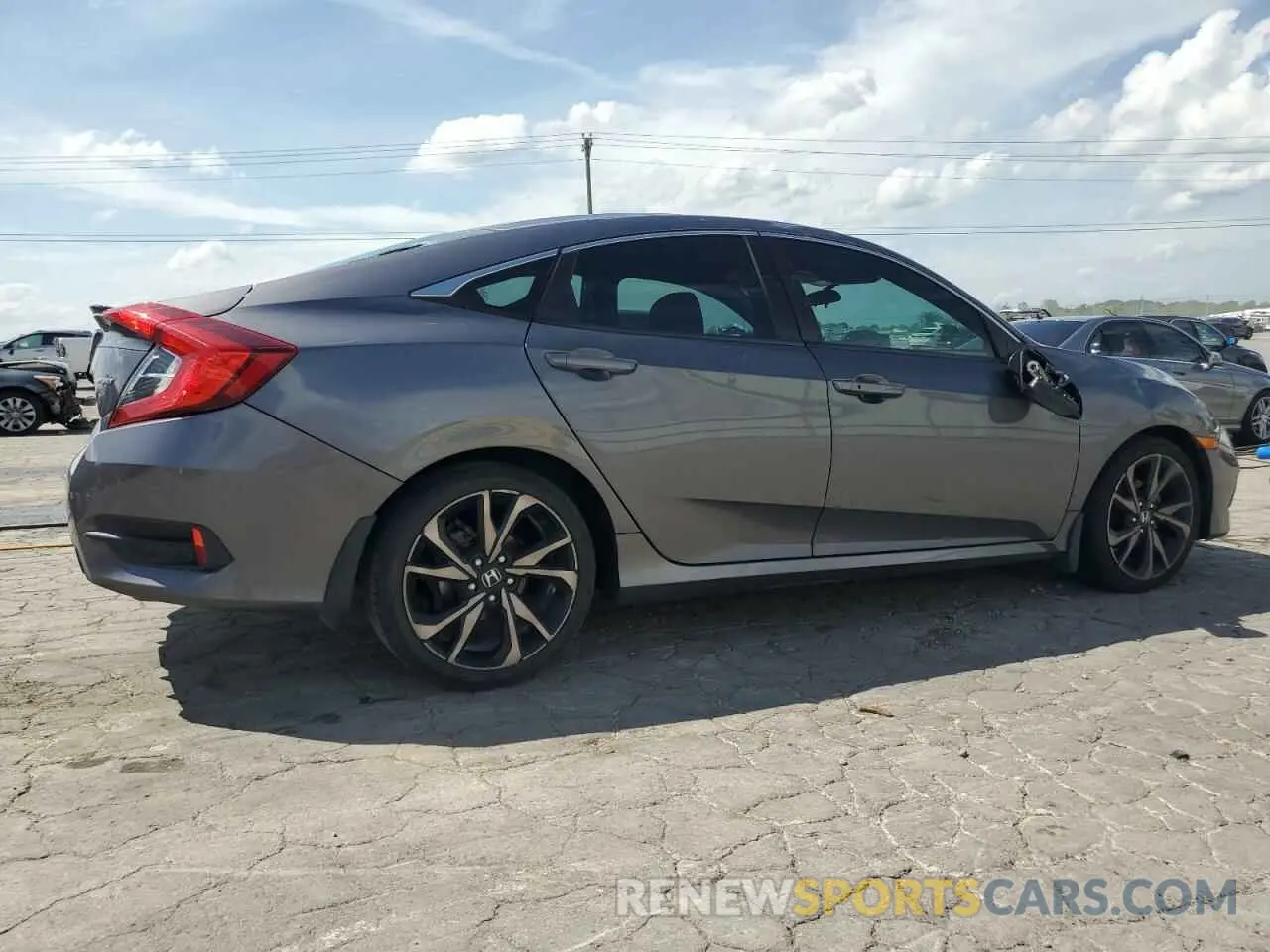 3 Photograph of a damaged car 2HGFC2F85KH560509 HONDA CIVIC 2019