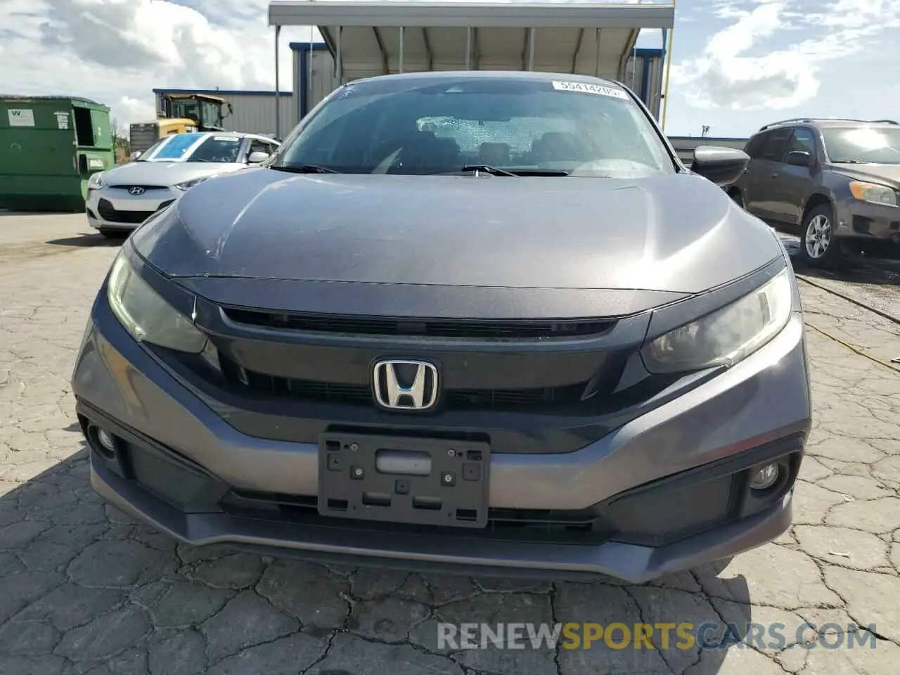 5 Photograph of a damaged car 2HGFC2F85KH560509 HONDA CIVIC 2019