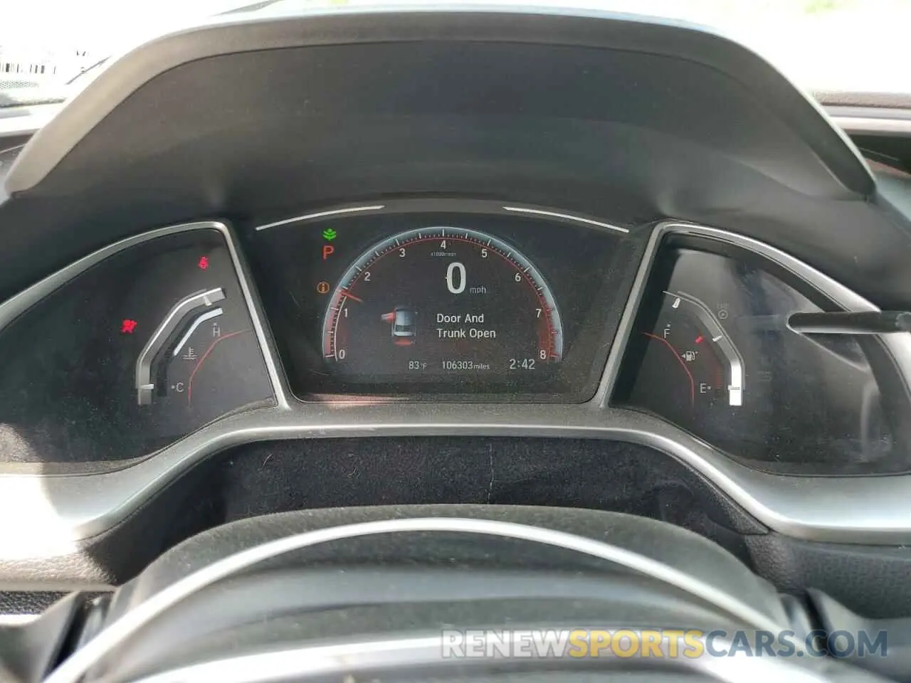 9 Photograph of a damaged car 2HGFC2F85KH560509 HONDA CIVIC 2019