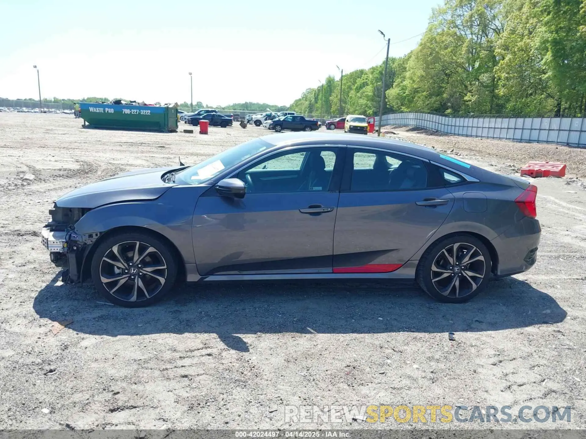 14 Photograph of a damaged car 2HGFC2F85KH576547 HONDA CIVIC 2019
