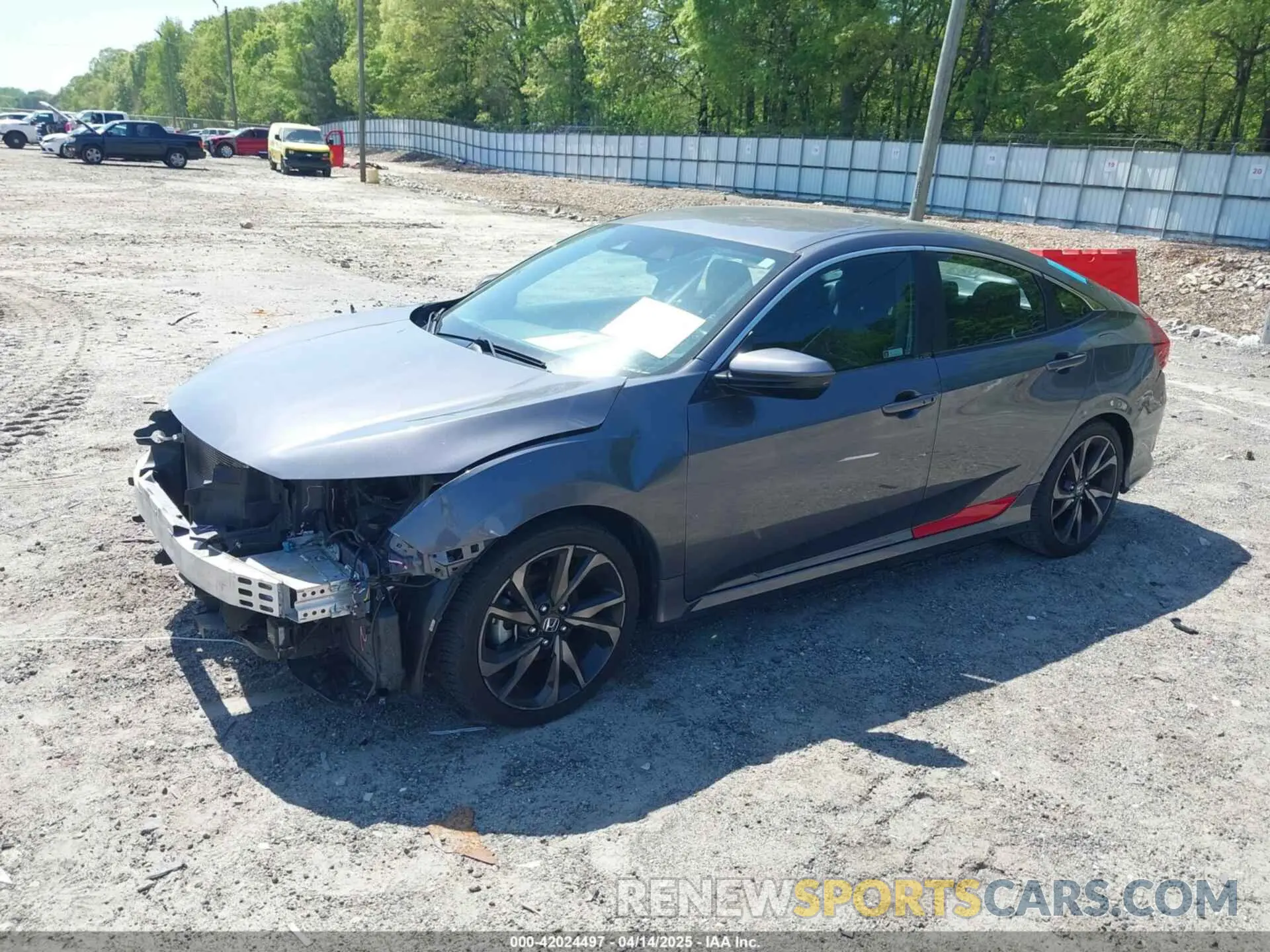 2 Photograph of a damaged car 2HGFC2F85KH576547 HONDA CIVIC 2019