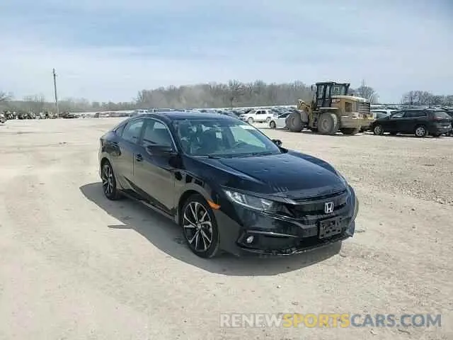 13 Photograph of a damaged car 2HGFC2F85KH590674 HONDA CIVIC 2019