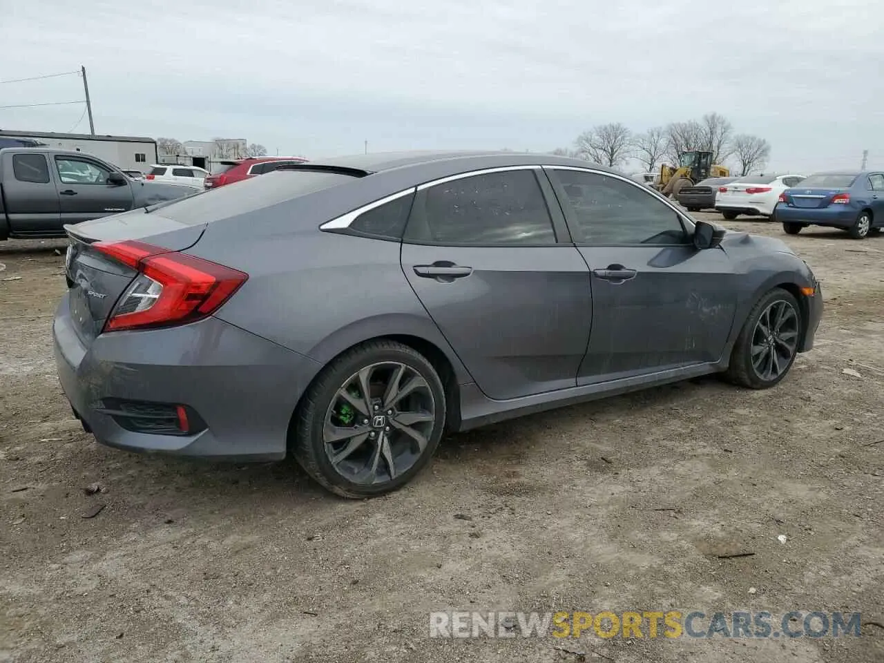 3 Photograph of a damaged car 2HGFC2F85KH591520 HONDA CIVIC 2019
