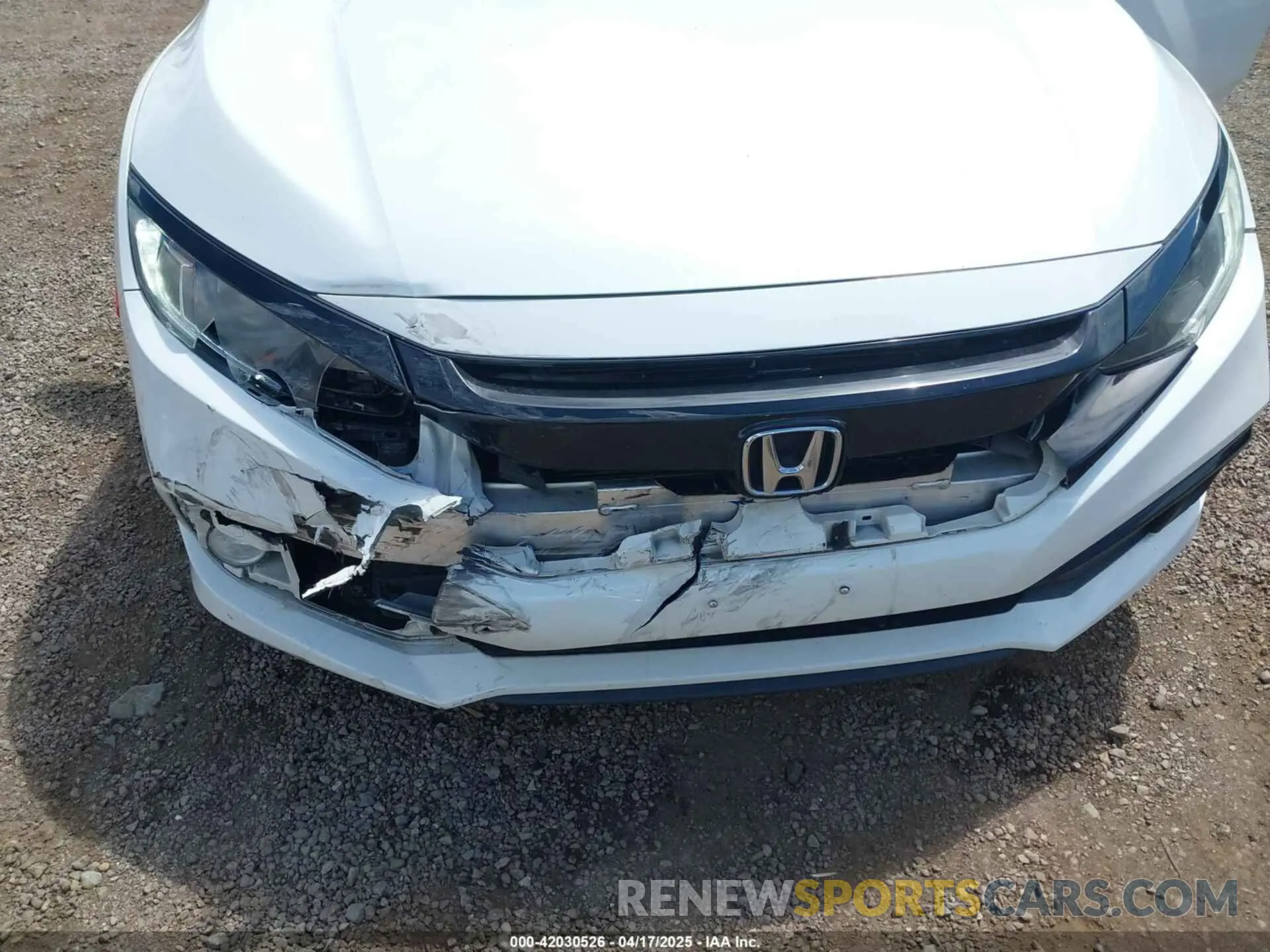 6 Photograph of a damaged car 2HGFC2F85KH600037 HONDA CIVIC 2019