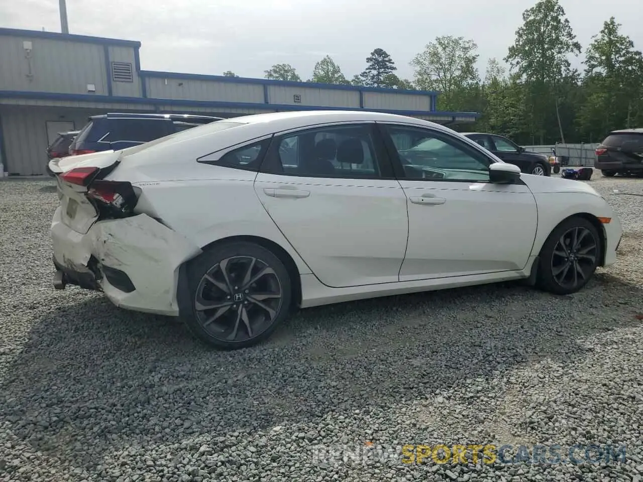 3 Photograph of a damaged car 2HGFC2F85KH600913 HONDA CIVIC 2019