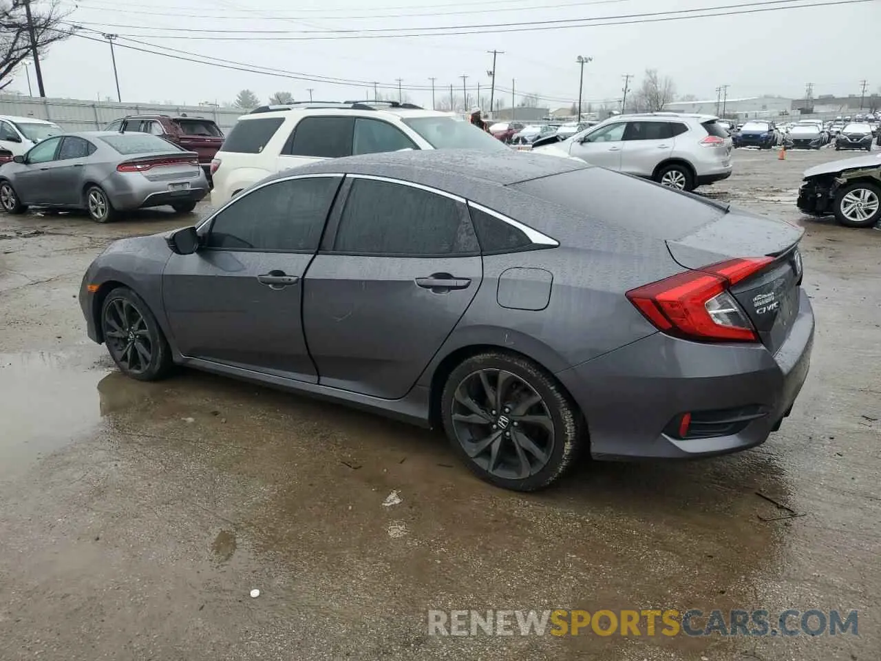 2 Photograph of a damaged car 2HGFC2F86KH503106 HONDA CIVIC 2019