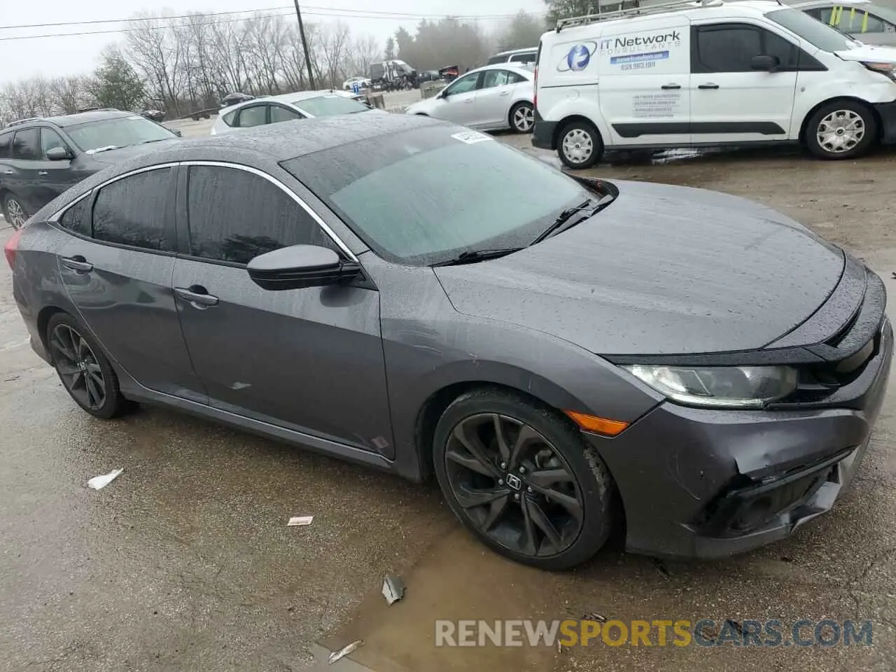 4 Photograph of a damaged car 2HGFC2F86KH503106 HONDA CIVIC 2019