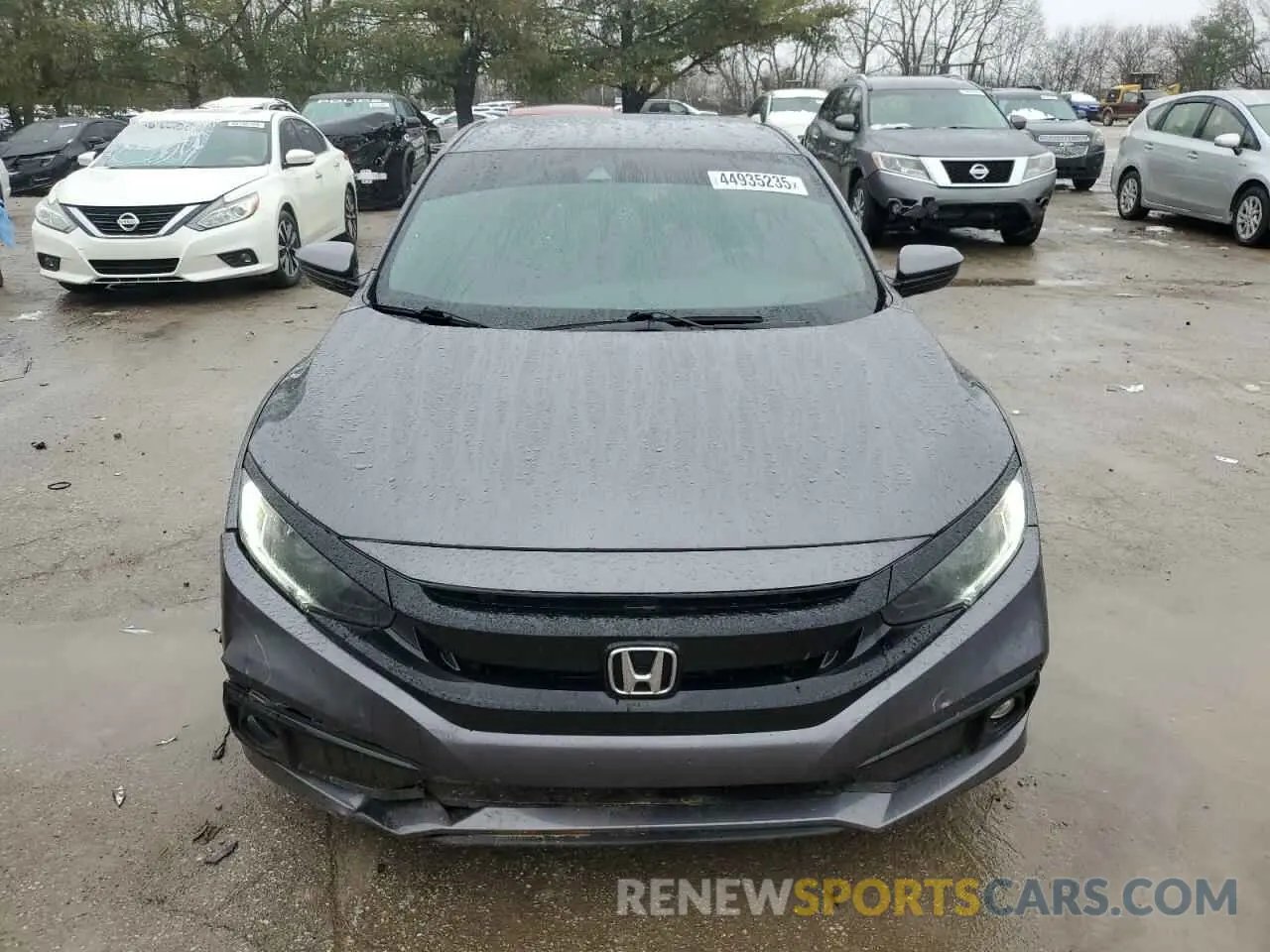 5 Photograph of a damaged car 2HGFC2F86KH503106 HONDA CIVIC 2019