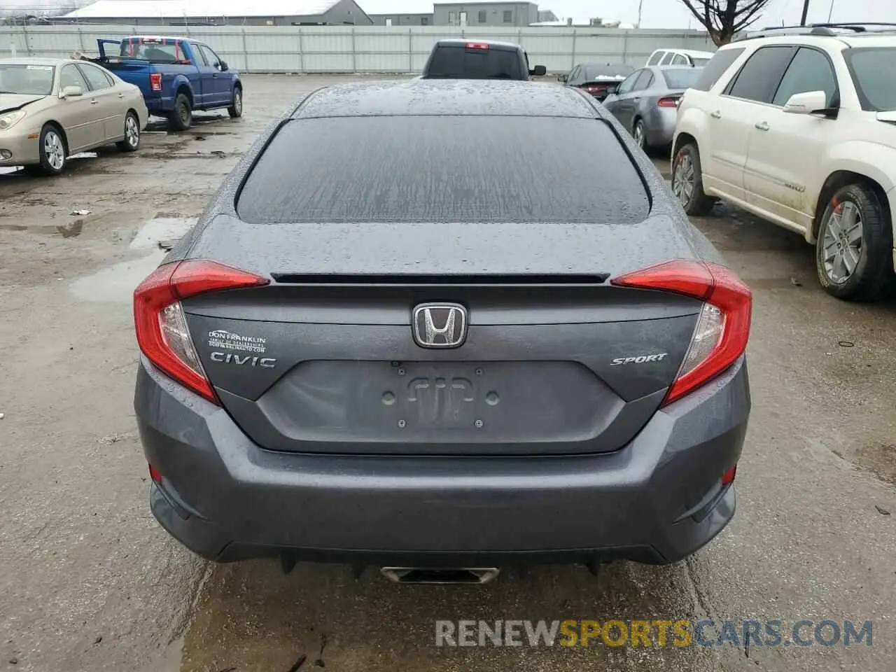6 Photograph of a damaged car 2HGFC2F86KH503106 HONDA CIVIC 2019
