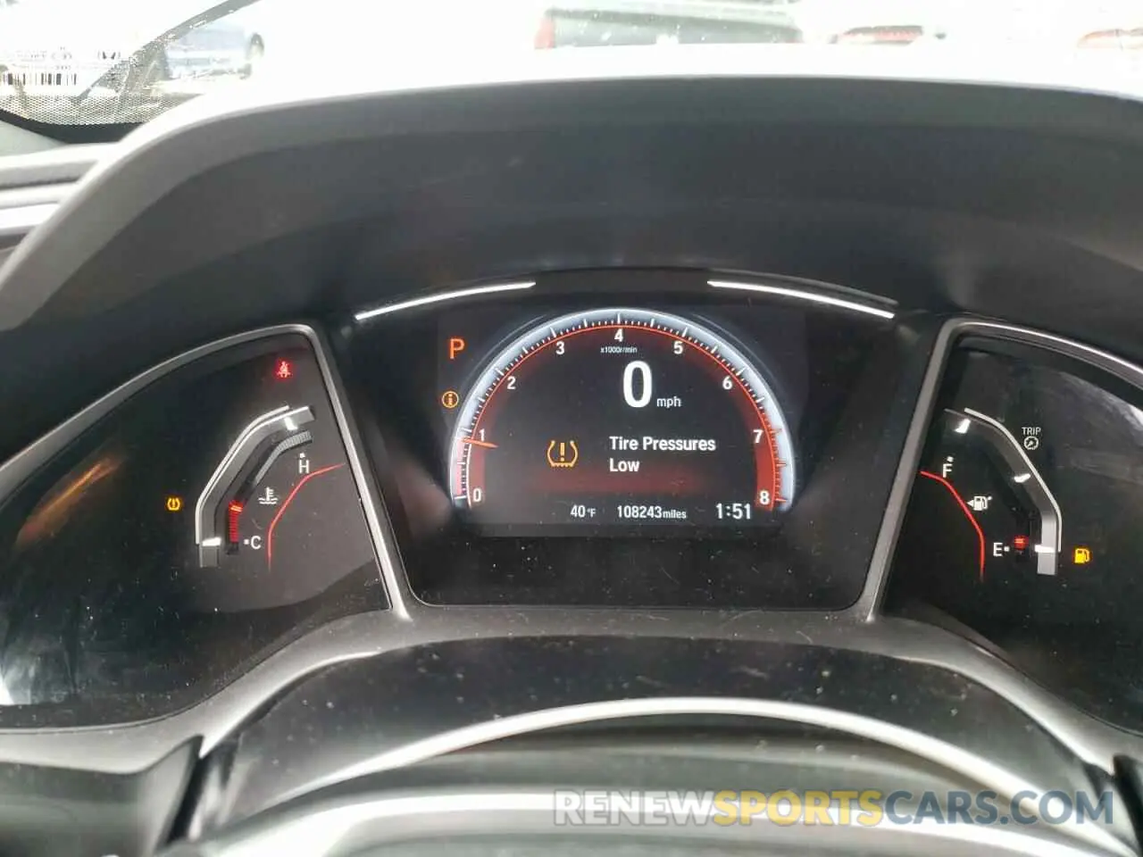 9 Photograph of a damaged car 2HGFC2F86KH503106 HONDA CIVIC 2019