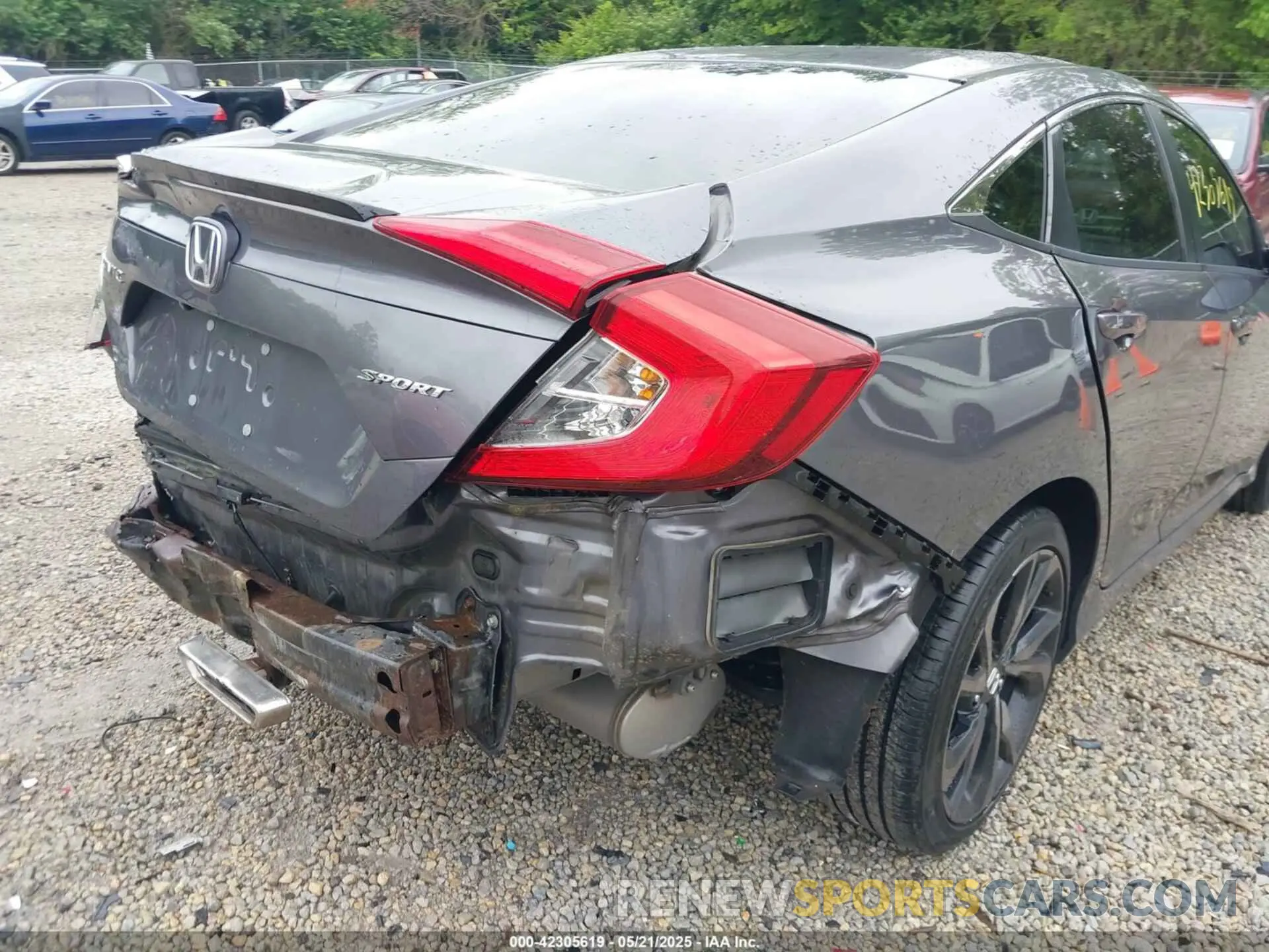 6 Photograph of a damaged car 2HGFC2F86KH517880 HONDA CIVIC 2019