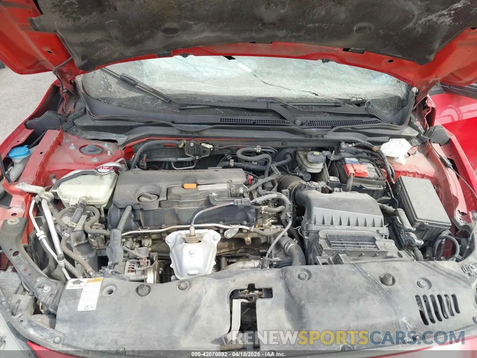 10 Photograph of a damaged car 2HGFC2F86KH544660 HONDA CIVIC 2019