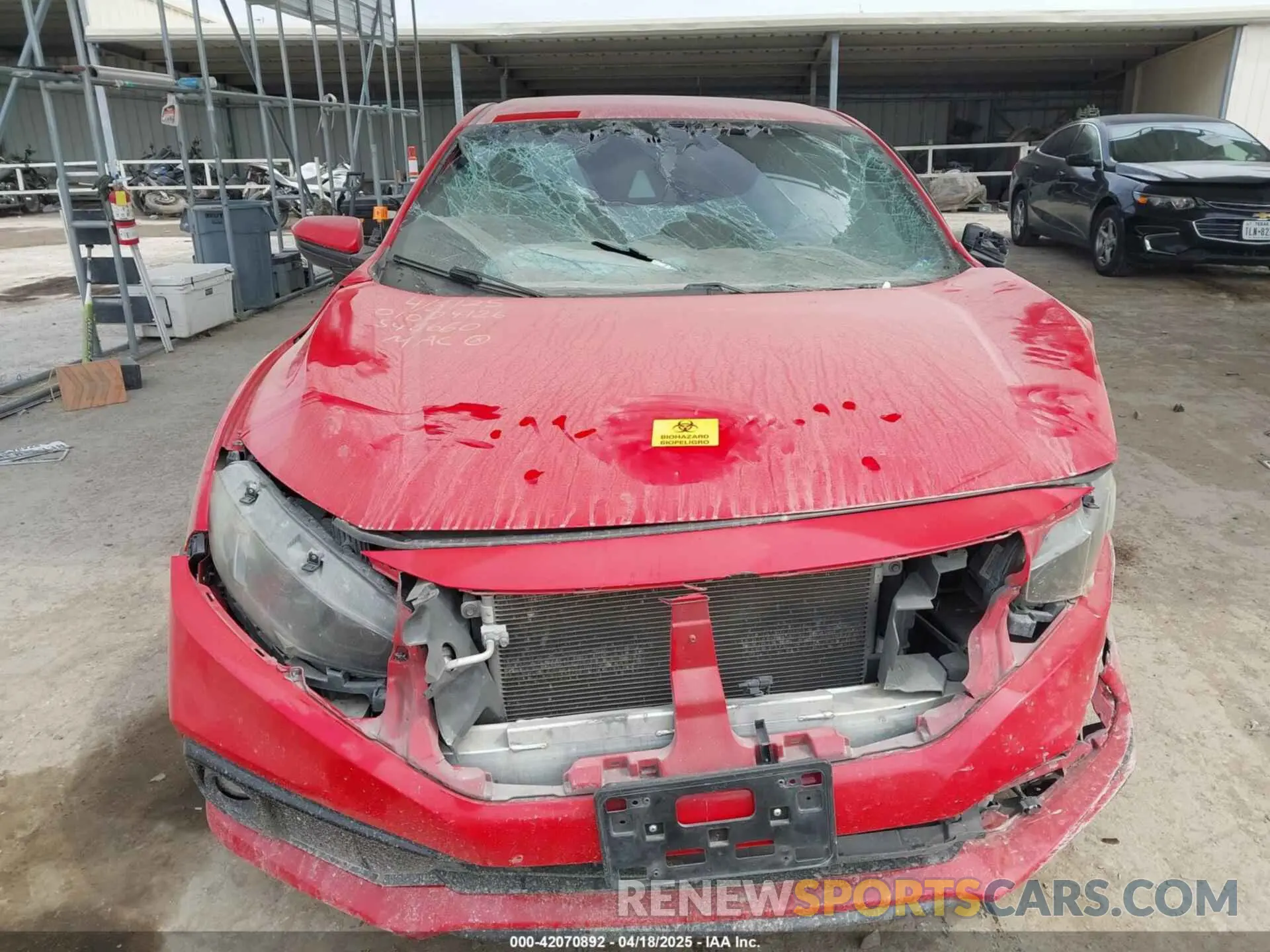 11 Photograph of a damaged car 2HGFC2F86KH544660 HONDA CIVIC 2019
