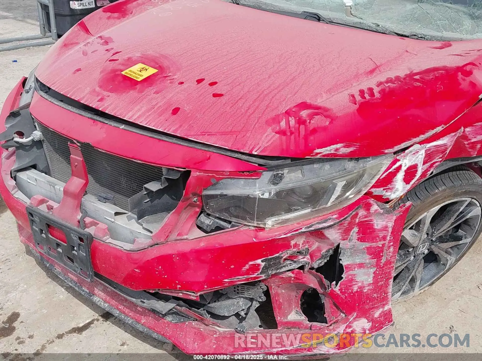 6 Photograph of a damaged car 2HGFC2F86KH544660 HONDA CIVIC 2019