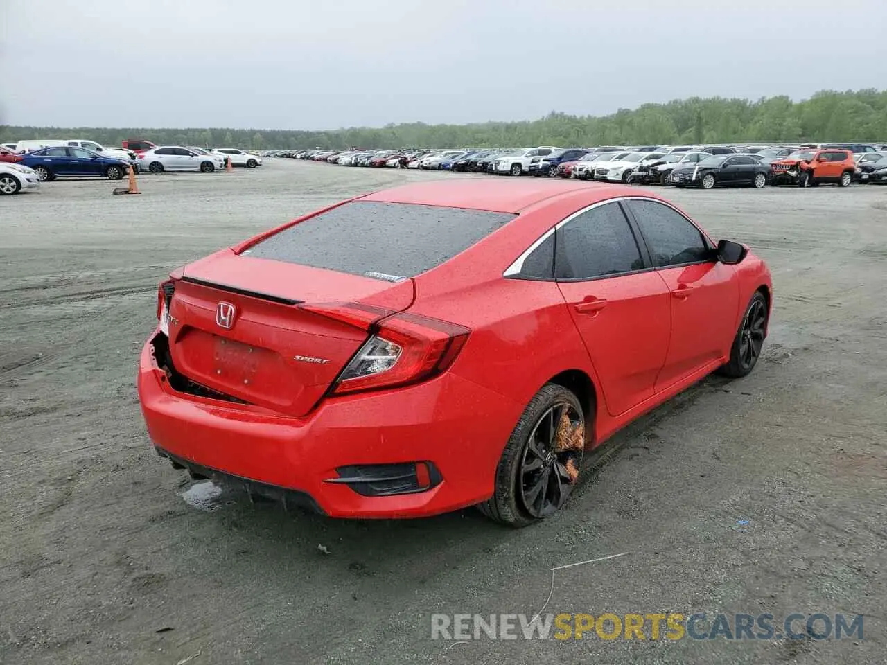 3 Photograph of a damaged car 2HGFC2F86KH548594 HONDA CIVIC 2019