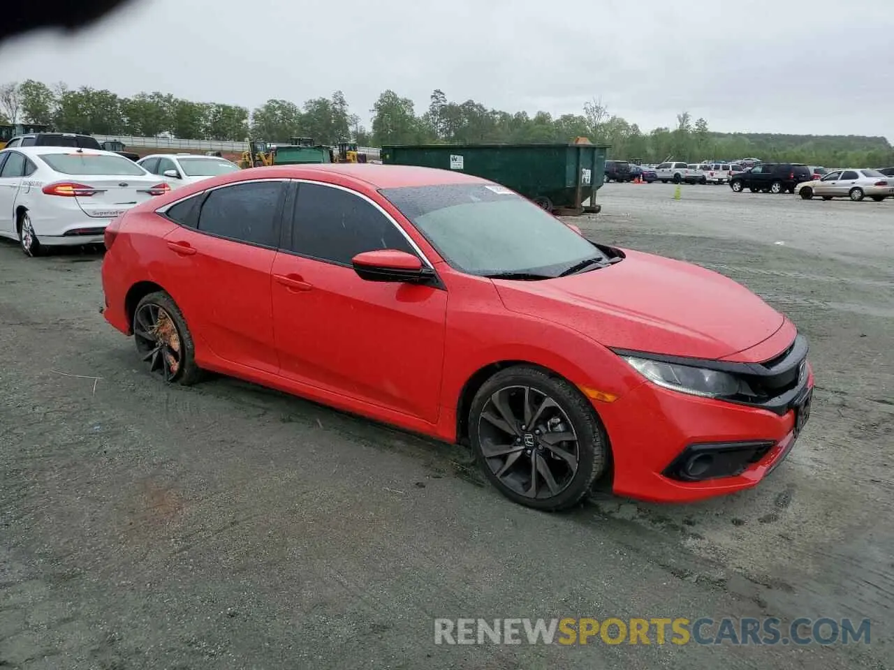 4 Photograph of a damaged car 2HGFC2F86KH548594 HONDA CIVIC 2019