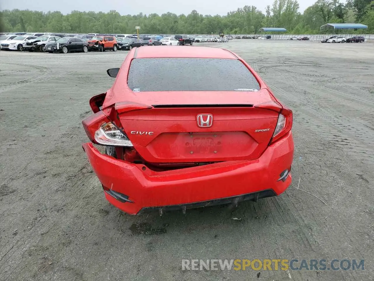 6 Photograph of a damaged car 2HGFC2F86KH548594 HONDA CIVIC 2019
