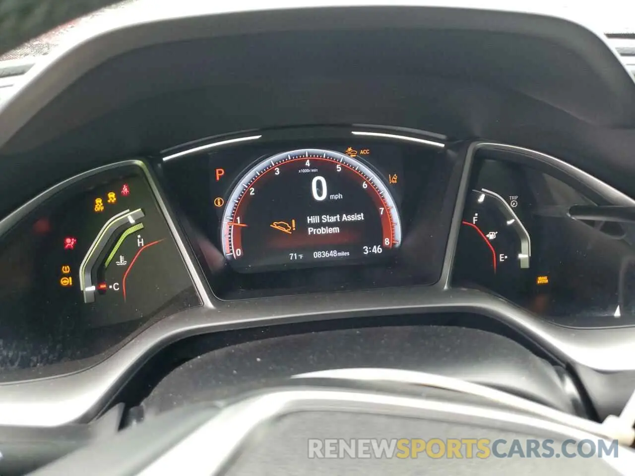 9 Photograph of a damaged car 2HGFC2F86KH548594 HONDA CIVIC 2019