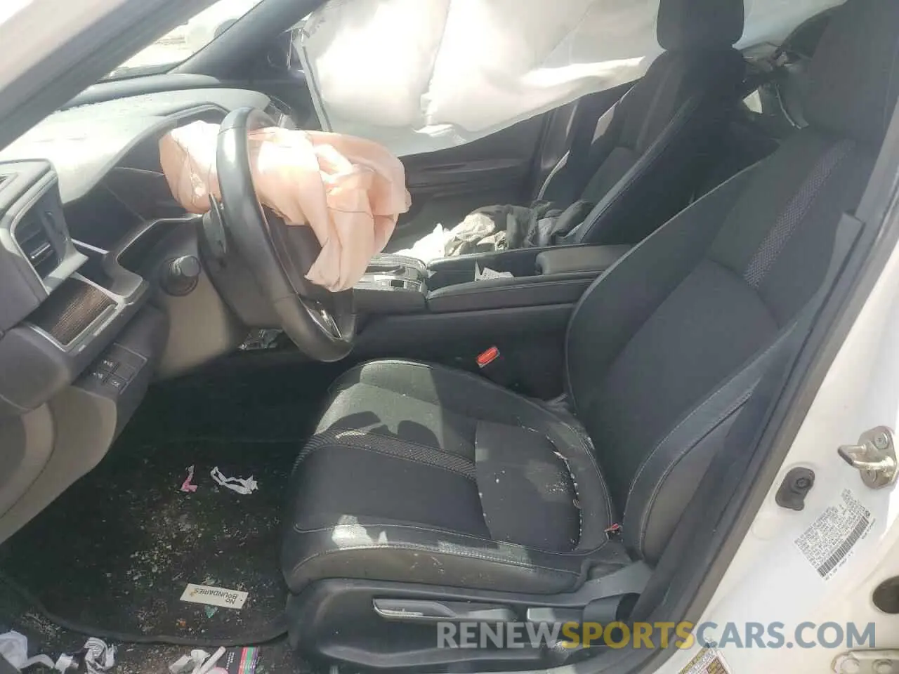 7 Photograph of a damaged car 2HGFC2F86KH591655 HONDA CIVIC 2019