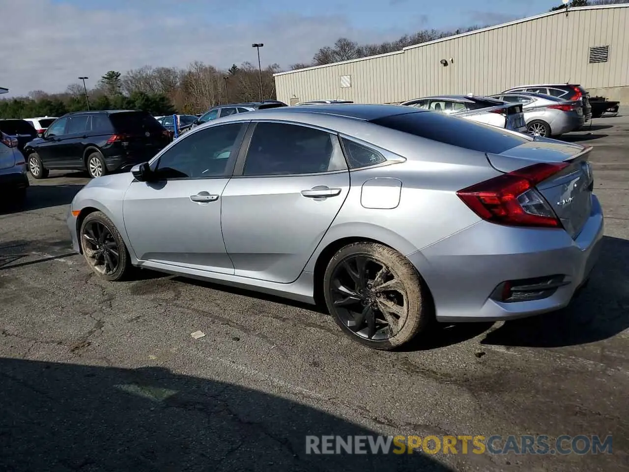 2 Photograph of a damaged car 2HGFC2F86KH602444 HONDA CIVIC 2019