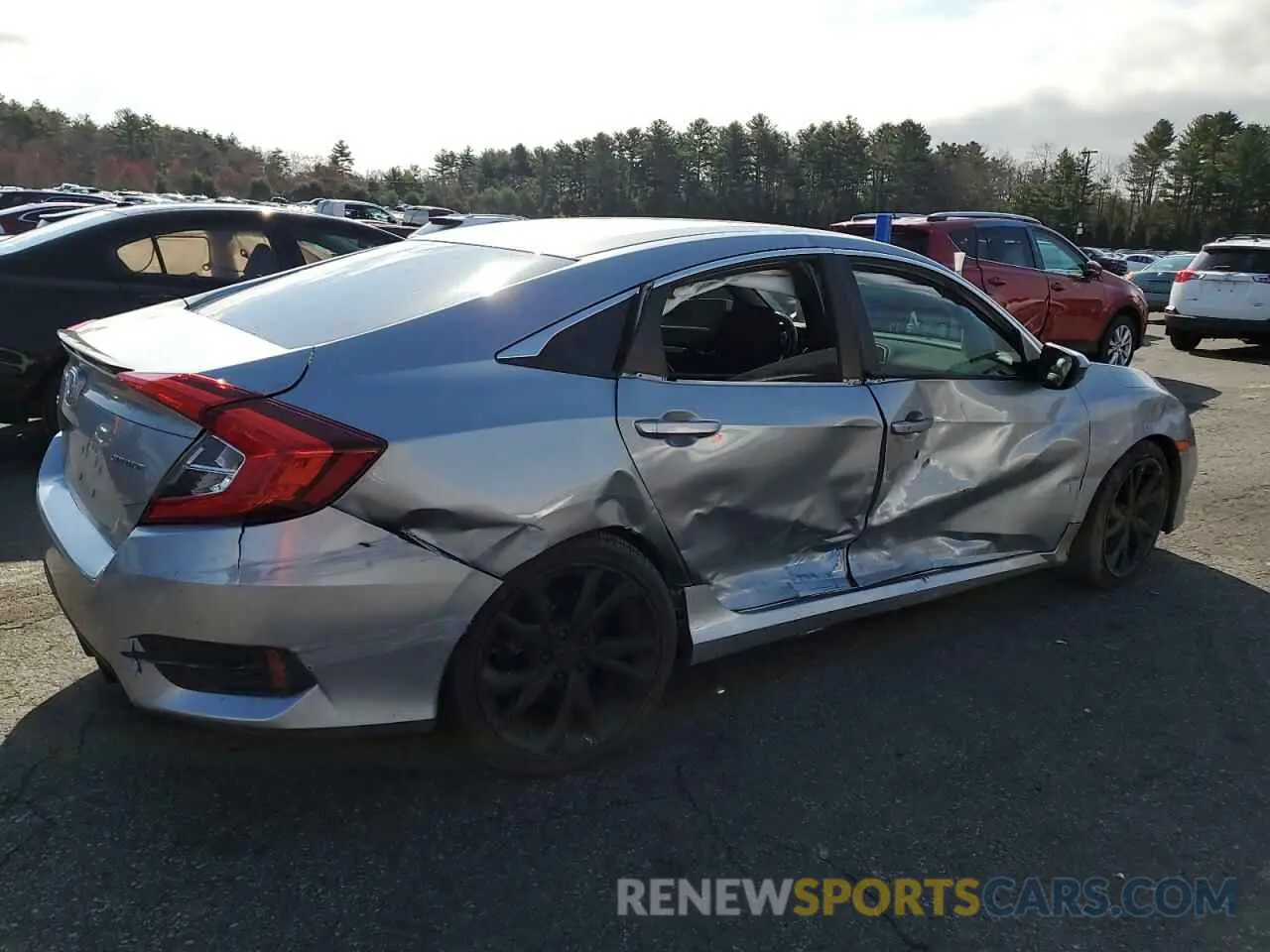 3 Photograph of a damaged car 2HGFC2F86KH602444 HONDA CIVIC 2019