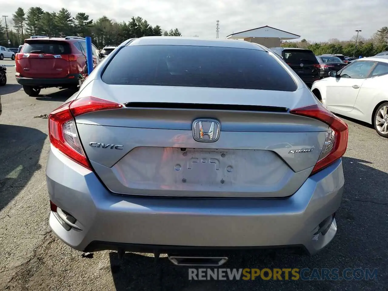 6 Photograph of a damaged car 2HGFC2F86KH602444 HONDA CIVIC 2019